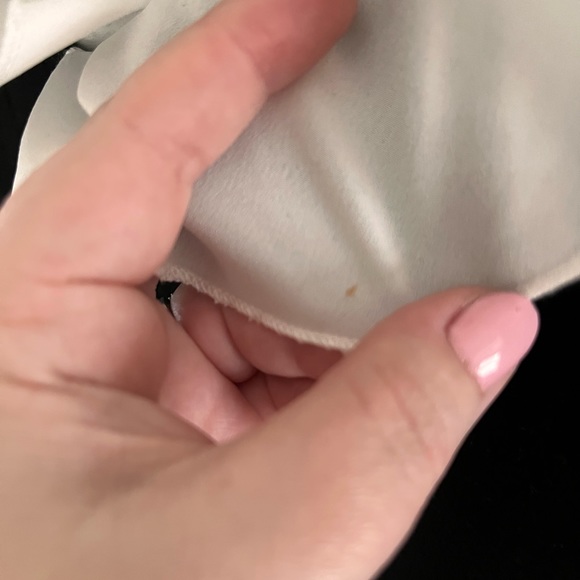 Zara Black + White Contrasting Ruffle Knit Dress Sz. L - Picture 8 of 9